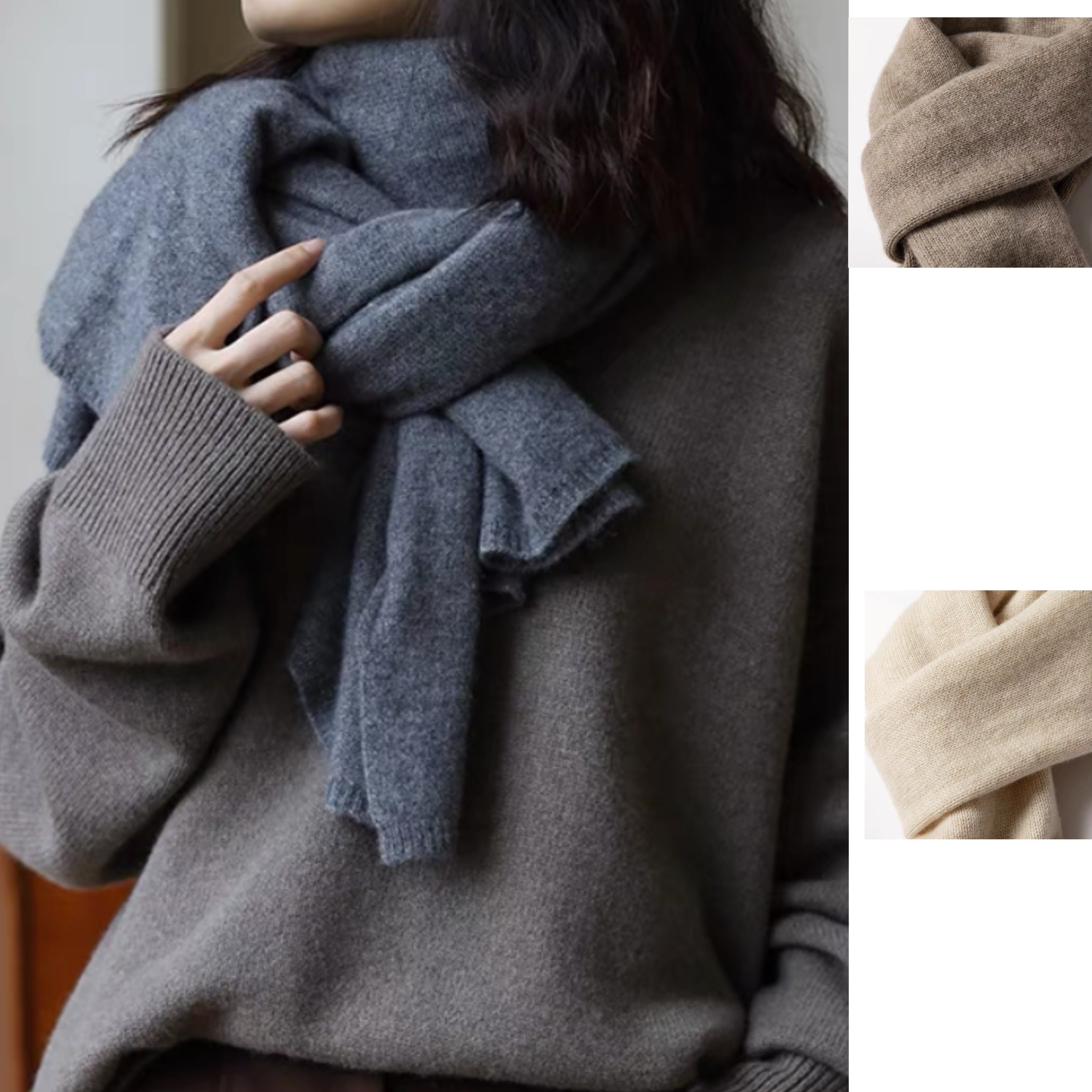 カシミア 100% レディースストール 薄手 春夏秋冬 無地 カシミア100%の薄手ストールは、四季を通して活躍するアイテムです。上品な無地デザインは、どんなコーディネートにもマッチし、さりげないおしゃれを演出します。 5カシミア 100%...