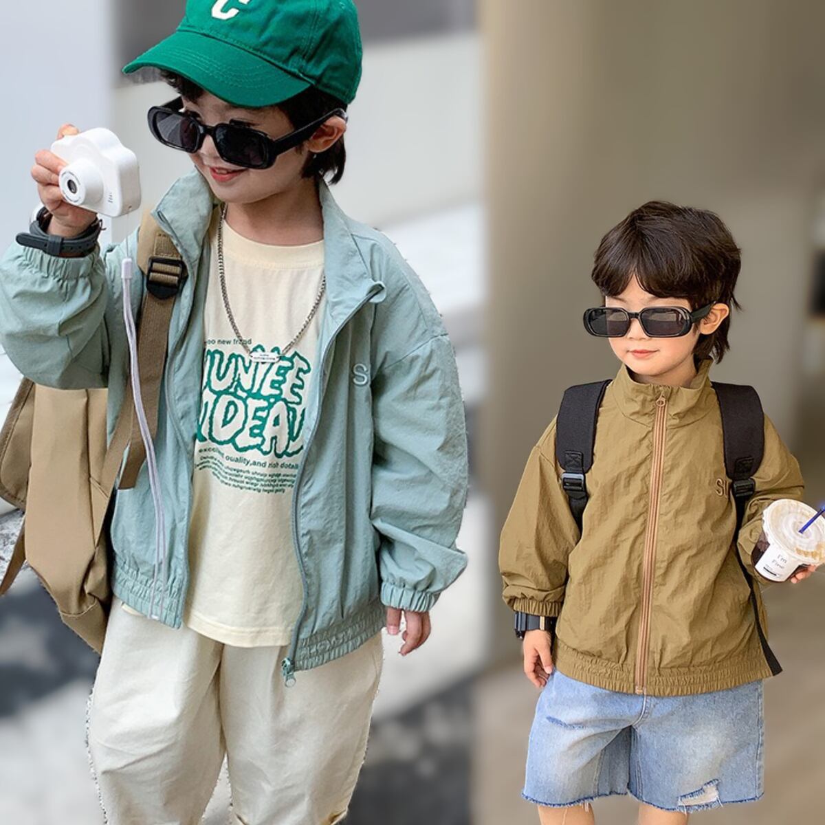 90cm 子ども 100cm ナイロン アウトドア ジャケット 140cm 120cm こ 150cm バイカラー 子供服 110cm 切..