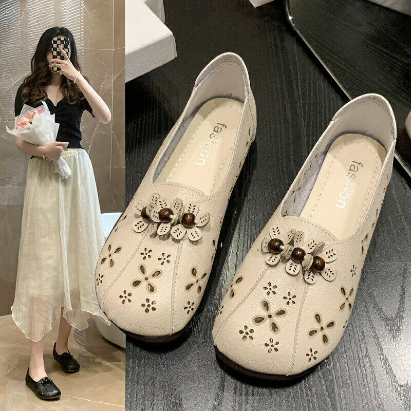 Rakuten - スリッポン レディース ドライピングシューズ ローファー ナースシューズ 軽量 通気 メッシュ パンチング 春 夏 婦人靴 フラッ