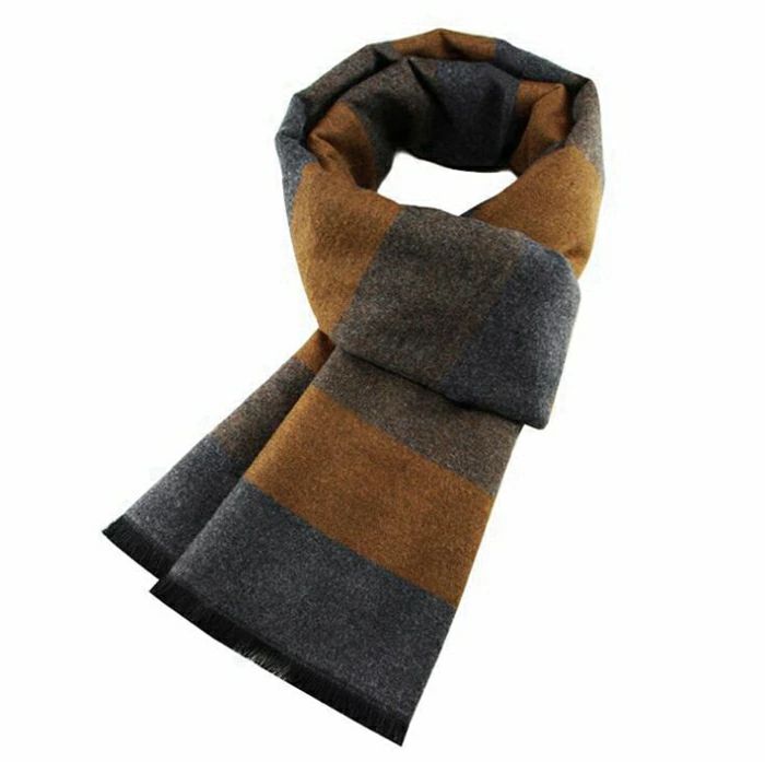 マフラー メンズ ブランド ストール 厚手 チェック チェック柄 モコモコ チェック柄ストール ボリューム 暖かい ジャガード