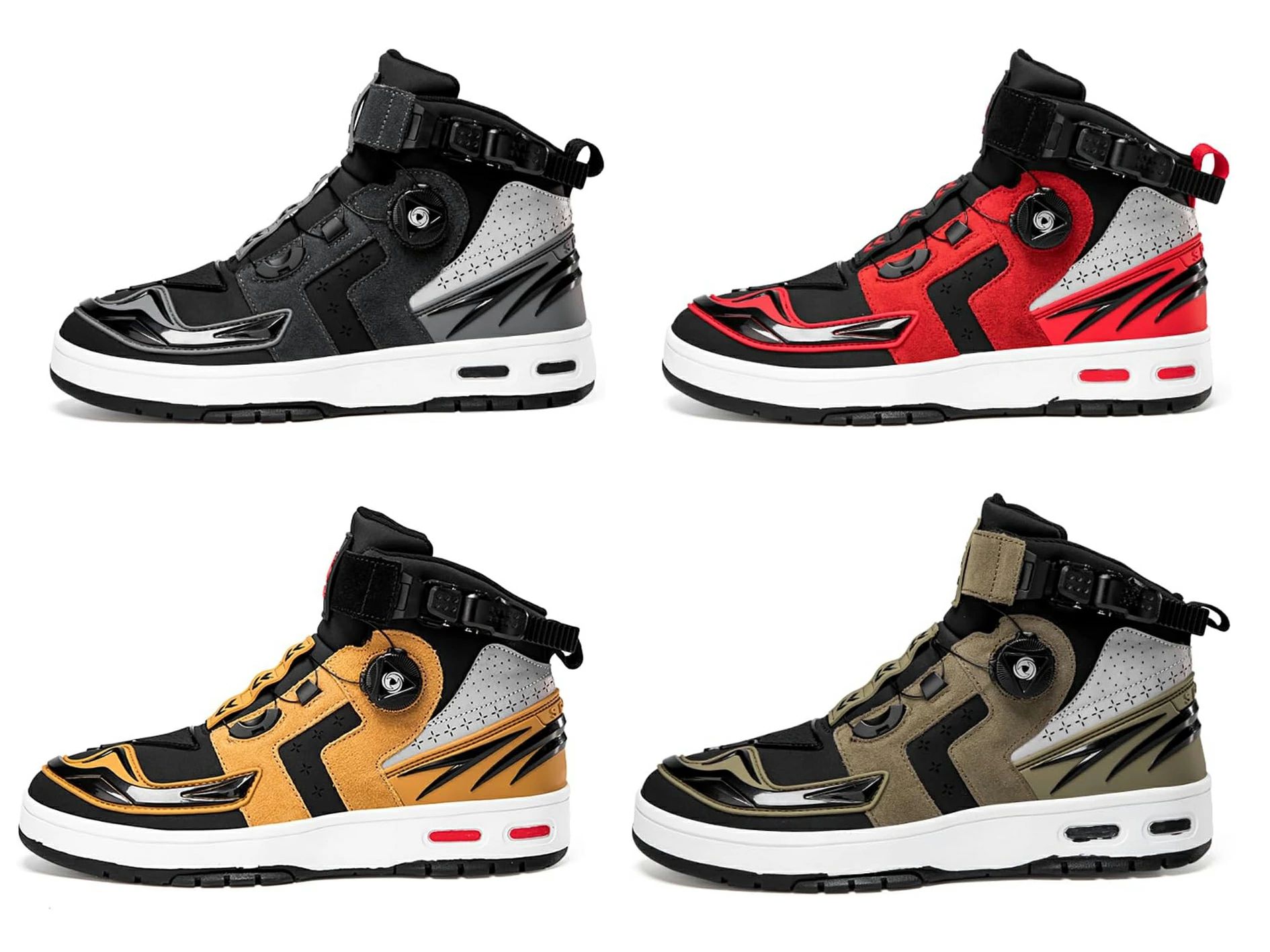 バイクシューズ メンズ ライディングシューズ ハイカット 本革 バイク用 プロテクトシューズ カジュアル 安全靴 耐磨耗性 通気性