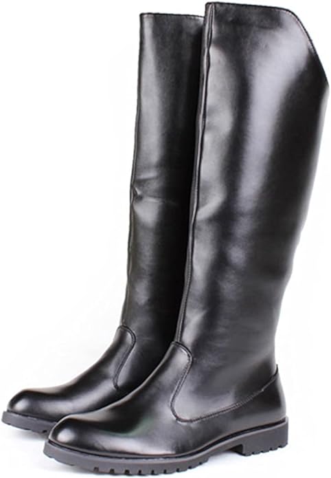 メンズ ロングブーツ 乗馬ブーツ ジョッキーブーツ 革ブーツ ライダースブーツ 軍服系コスプレ