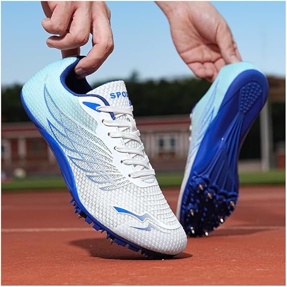 陸上スパイク 短距離 100m 400m 800m 陸上トレーニングシューズ メンズ ジュニア レディース 陸上競技用シューズ 幅広 軽量 学生