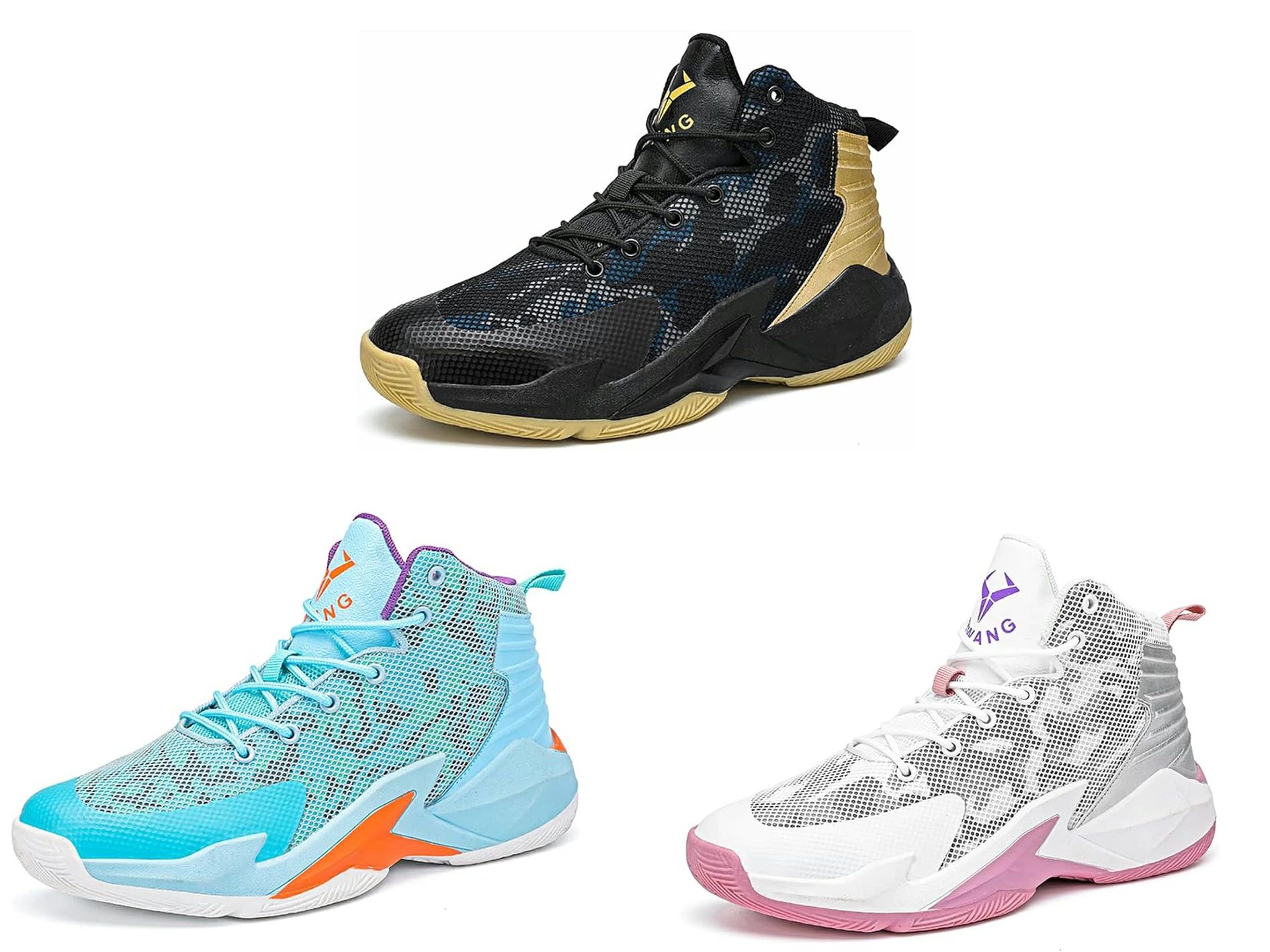 バスケットシューズ メンズ レディース 子供 バスケットシューズ バッシュ ハイカット スニーカー ジュニア バスケットボール