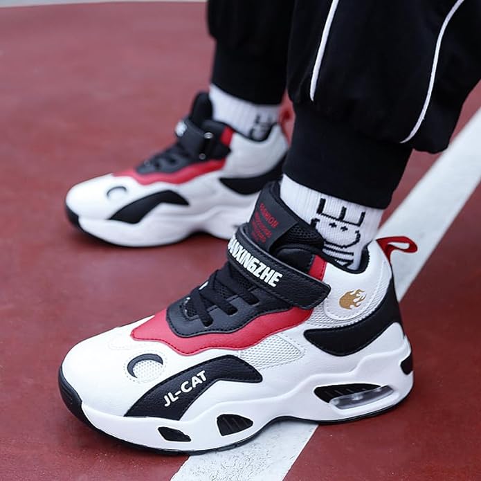 バスケットシューズ ジュニア バッシュ キッズ バスケットボールシューズ 男の子 スニーカー 女の子 カジュアルシューズ マジッ