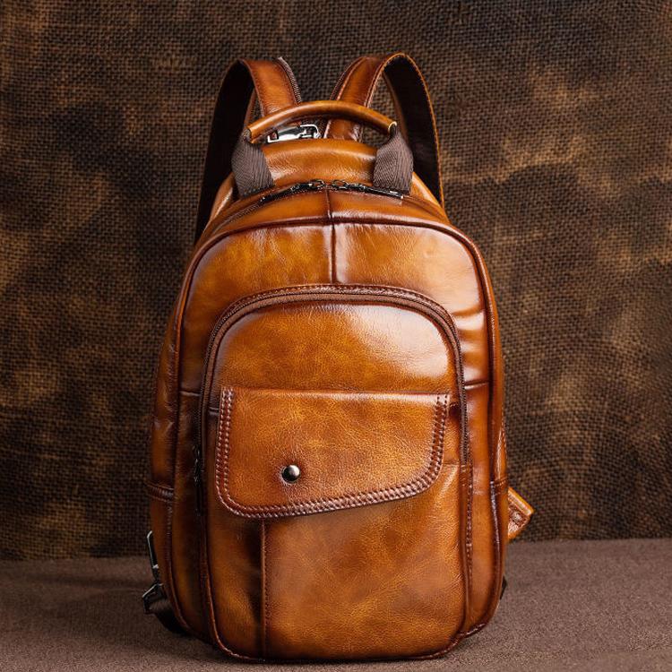 樂天商城 - ボディバッグ メンズ 本革　2way 　斜め掛け　ショルダーバッグ 自転車　鞄 レザー　ワンショルダー カジュアル 機能性