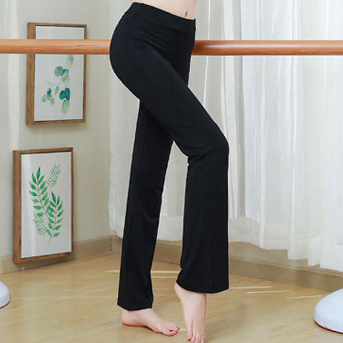 樂天商城 - ストレッチ ベルボトム レディースダンスパンツ ダンス ヨガ パンツ レディース 美脚 脚長 ピラティス ヨガ フィットネス ウェア