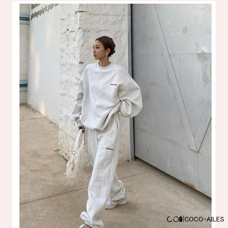 樂天商城 - ジャージ 40代 上下セット レディース おしゃれ セットアップ スウェット 長袖 パーカー スウェットパンツ トレーナー スポーツ