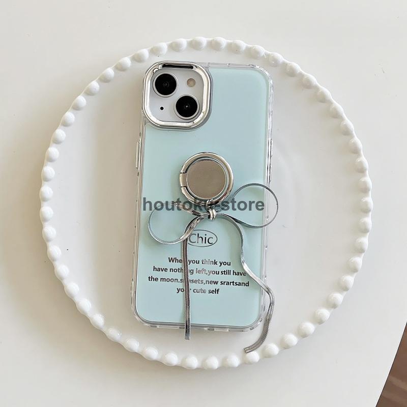 Rakuten - スマホケース iphone15 ケース 韓国 iphone14 ケース iphone13 ケース 携帯ケース iphone12 ケース TPU リボン りぼん リング レ