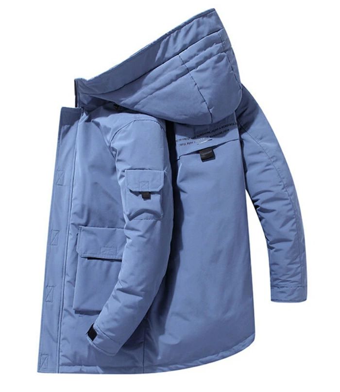 【送料無料】ダウンジャケット フード付き メンズ ダウン90％入り ダウン 暖かい あったか アウター メンズダウンジャケット ハ