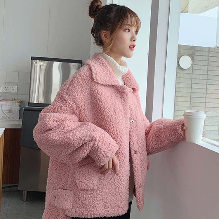 ボアコート レディース コート アウター コートアウター フェイクファー ファーコート 長袖 ポケット付き 厚手 ふわふわ もこも 2