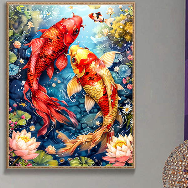 楽天市場】鯉 絵画（日用品雑貨・文房具・手芸）の通販