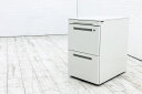 イトーキ CZRワゴン スチールワゴン 3段ワゴン 中古 収納家具 袖机 脇机 CZR-046MPCB-W9 ホワイト ワゴン3段