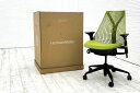 【未開封未使用品】 ハーマンミラー セイルチェア ミドルバック 中古 Herman Miller SAYL Chair 中古オフィス家具 可動肘 グリーン