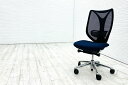サブリナチェア 中古 オカムラ OKAMURA Sabrina ハイバック 肘無 中古オフィス家具 事務椅子 オフィスチェア ダークブルー