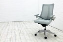 アクトチェア 2019年製 中古 イトーキ Act 可動肘 事務椅子 ITOKI 中古オフィス家具 ホワイトグレー