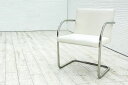 ノール ブルーノチェア 中古 Knoll Brno armchair 多目的チェア 中古オフィス家具 ファブリック ホワイト系色