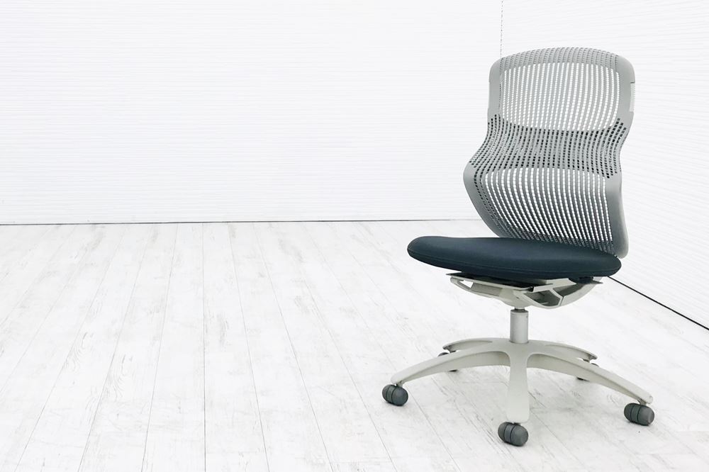 ジェネレーションチェア ノール 2018年製 Knoll ノル 中古 中古オフィス家具 肘なし デザインチェア エラストマーフレックスバックネット