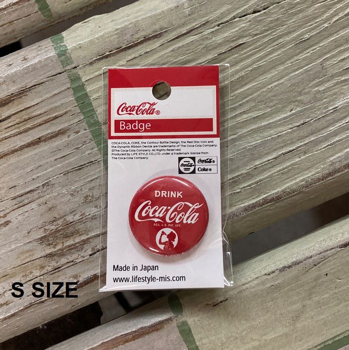 コカ・コーラ 缶バッチ バッチ Sサイズ 25mm GS26 メール便対応