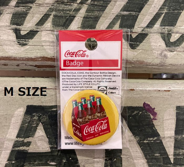 コカ・コーラ 缶バッチ バッチ 缶バッジ バッジ 飾り アクセサリー コレクション 32mm Mサイズ GM37 メール便