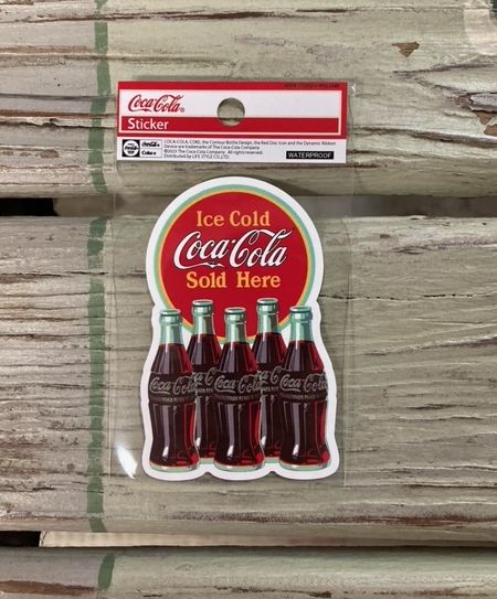 コカ・コーラ coca cola コカコーラ ステッカー シール デカール スマホ XXSサイズ 耐光シール 耐水シール 耐光ステッカー 耐水ステッカー 車 バイク 文具 カスタム DIY 小さいサイズ レトロ ロゴ メール便対応可 BA89xxs