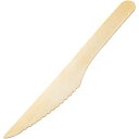 【ケース販売】未晒紙完封ウッドナイフ165mm(1ケース/3000本入)