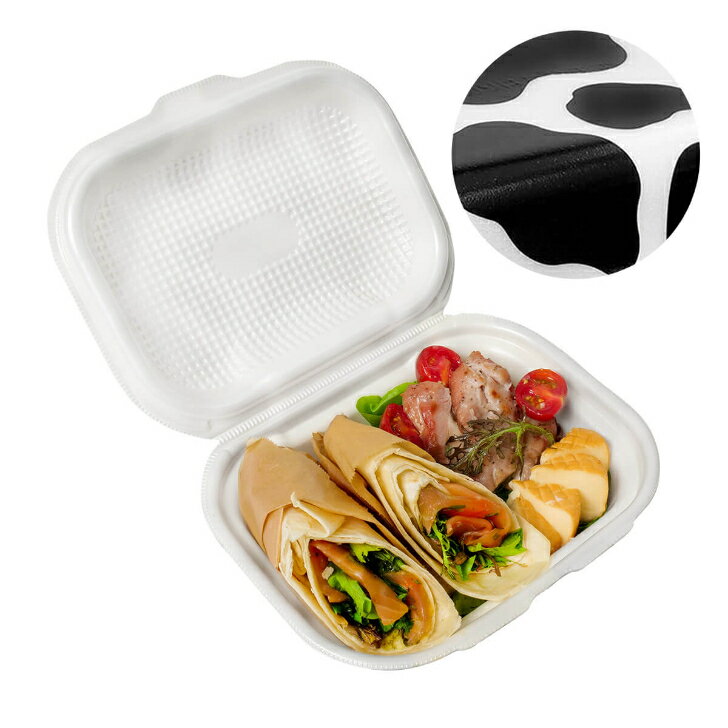 【ケース販売】デリバリー＆テイクアウト容器　DLVボーノ19−15　カウ（1ケース/270枚入：1袋30枚入×9袋）