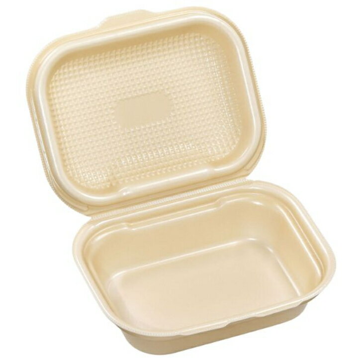 【ケース販売】デリバリー＆テイクアウト容器 DLVボーノ19-15 ベージュ（1ケース/270枚入：1袋30枚入×9袋）