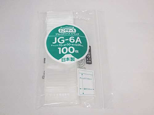 Rakuten - 【ケース販売】ジョイグリップ　0.06タイプ　JG－6A（1ケース/10000枚入）サイズ：チャック下×袋巾×厚み 70× 50×0.06mm