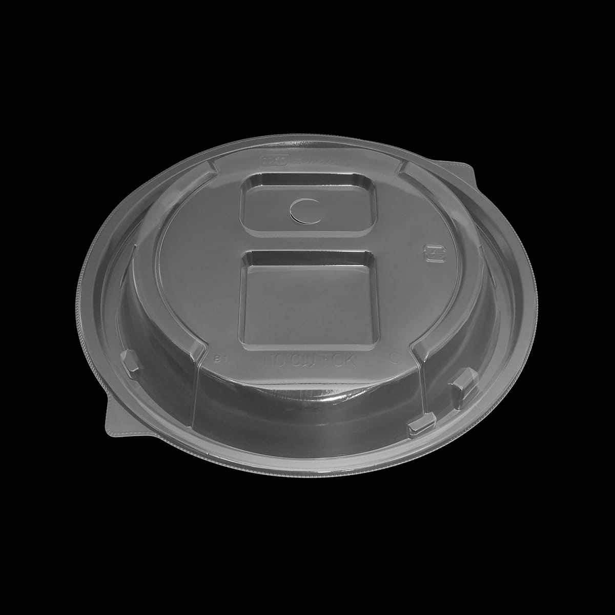 【ケース販売】エフピコ どんぶり容器 T－ホット麺19N中皿内嵌薬味C字蓋PP（1ケース/450枚入）F043539