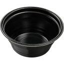 【ケース販売】エフピコ デリバリー・テイクアウト容器 DLV麺丼16(68)MFP 黒W(1ケース/600枚)F043571