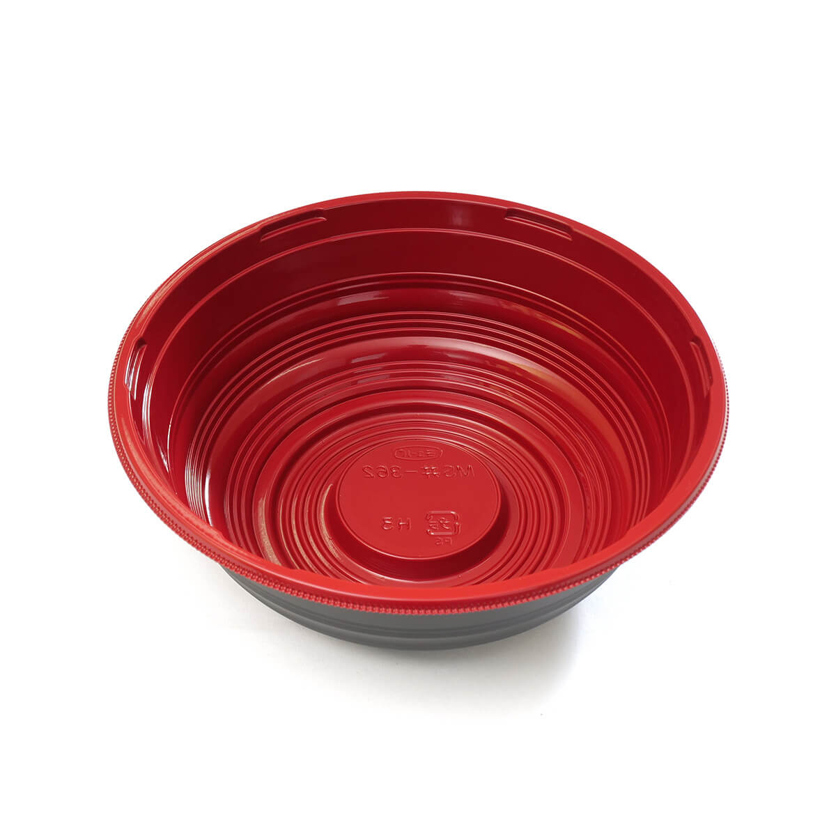 【ケース販売】エフピコチューパ 使い捨て丼ぶり容器 MS丼－362　うるし赤本体（1...