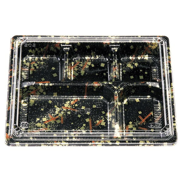 【ケース販売】エフピコチューパ 使い捨て弁当容器 松花堂　202－2　金流セット（MS）（1ケース/400枚入）【規格内容】幅238×奥行189×高さ31（セット時の蓋の高さ9）mm
