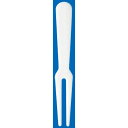 【送料無料】フォーク#65 白 バラ(1袋/2000本入)