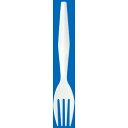 【ケース販売】特中フォーク 白 バラ(1ケース/5000本入)