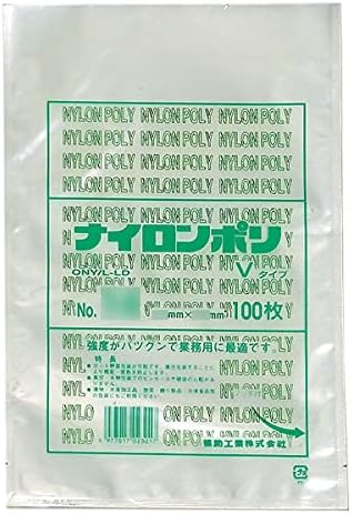 【ケース販売】ナイロンポリ Vタイプ No.17B3（1ケース/1600枚入）【規格内容】厚み0．055×幅240×長さ3..