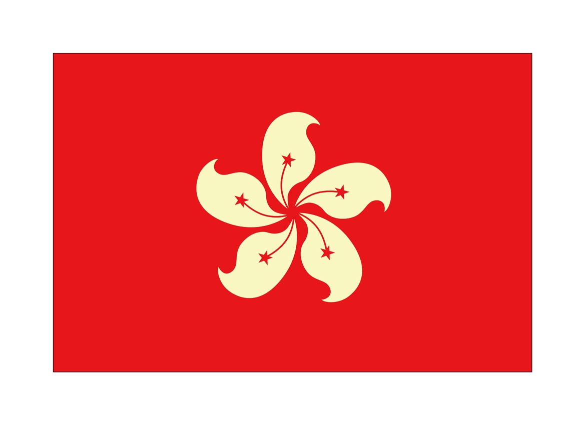 Rakuten - [N] ビッグフラッグ小 国旗 香港 小(販促用)54452（1枚）