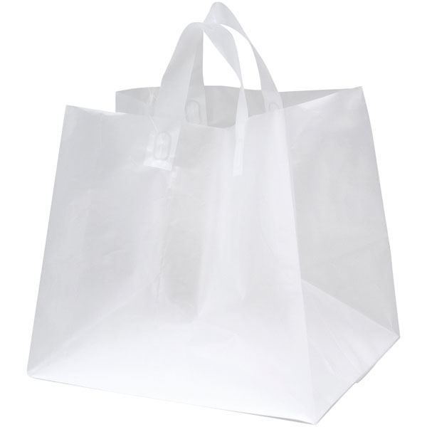 【ケース販売】テイクアウト・ギフトバッグ ルミエル無地（LL）（1ケース/100枚入）