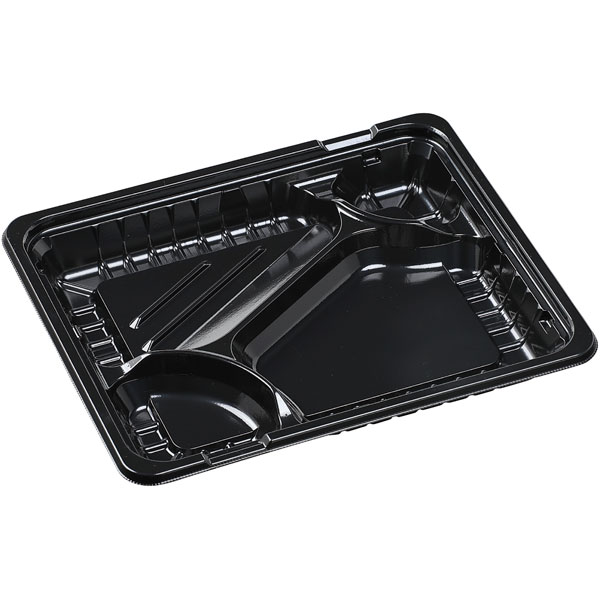 Lunch Boxes - 【バラ販売】MSD箱弁24－20－1　本体　黒（1袋/50枚入）