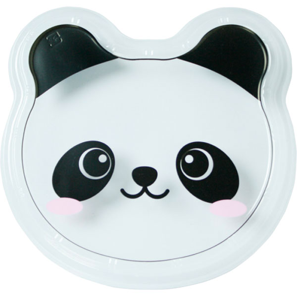 Rakuten - 【バラ販売】子供用の弁当容器　TY－1　幼稚園パック　蓋　パンダ（1袋/50枚入）