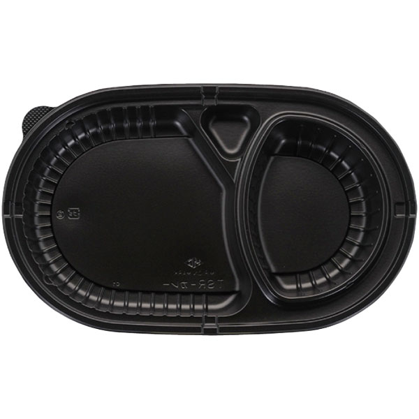 Rakuten - 【ケース販売】使い捨てカレー容器 TSR－カレー本体：黒（1ケース/800枚入)