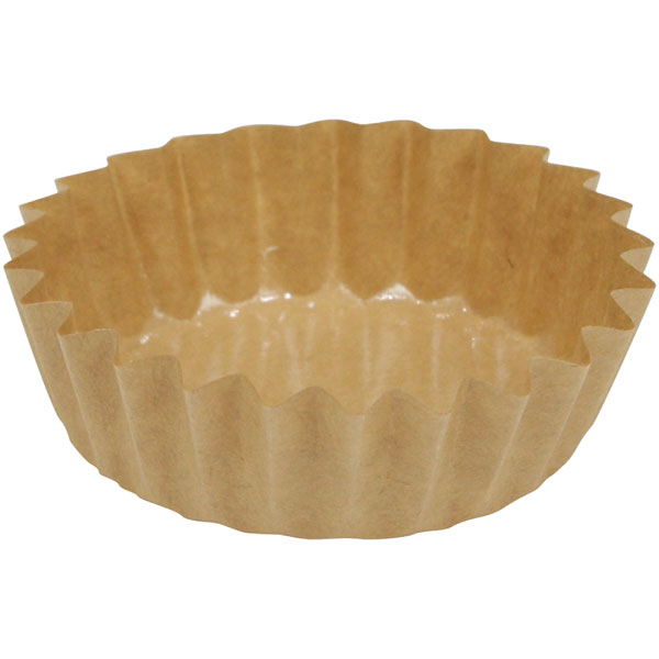 Paper Cups - 【バラ販売】ベーキングカップ 86405 ラミカップ6号平底 クラフト（1本/250枚入）4936623864056