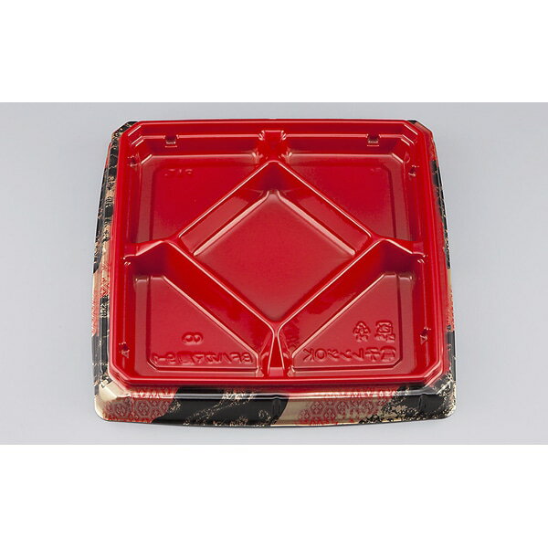 【ケース販売】弁当容器　BFハカマ膳9－1玄海本体（N）（1ケース/400枚入）4935168312619