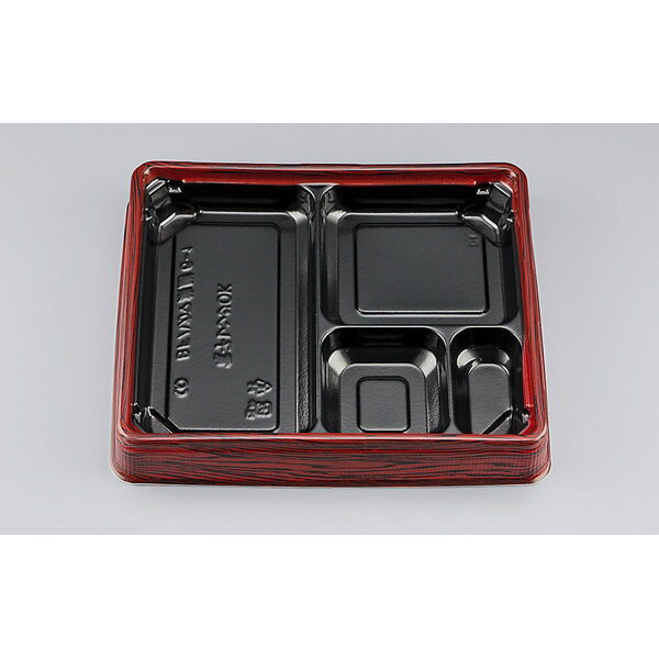 Rakuten - 【ケース販売】弁当容器　BFハカマ集膳6－1ローズW本体（N）（1ケース/600枚入） 4935168314675