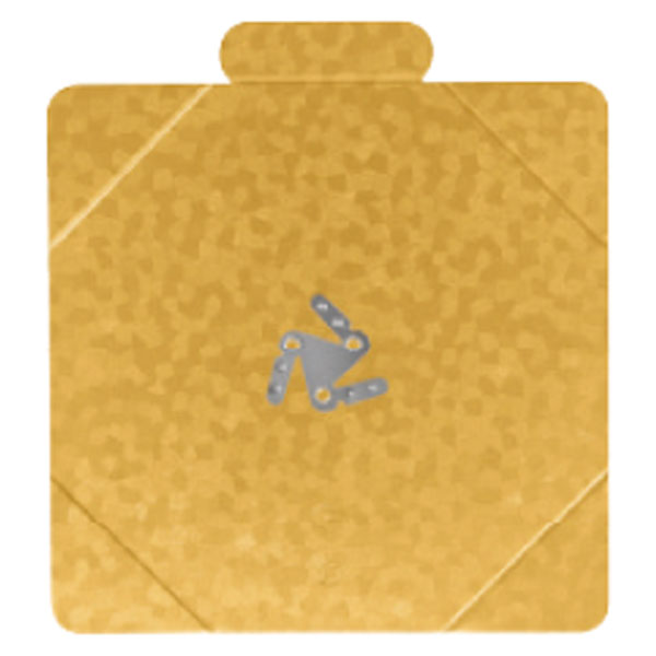 【バラ販売】ケーキ用トレー　金角トレー　8寸用（1袋/50個入）4515739532280