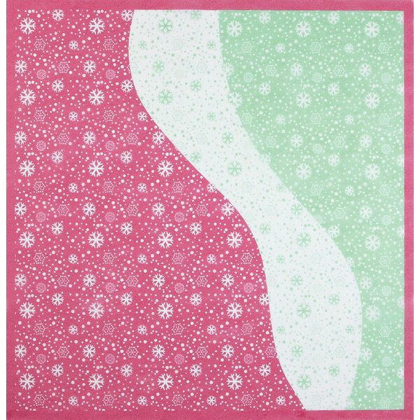 【バラ販売】風呂敷 アラカルト 冬の華 紅 550×550（1袋/200枚入）1890746