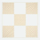 【バラ販売】風呂敷 アラカルト 市松 金 660×660(1袋/200枚入)1890752