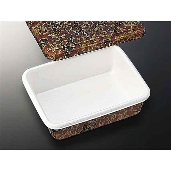 【ケース販売】うな重　茶漆外　（共）（1ケース/500セット入）4945965003436
