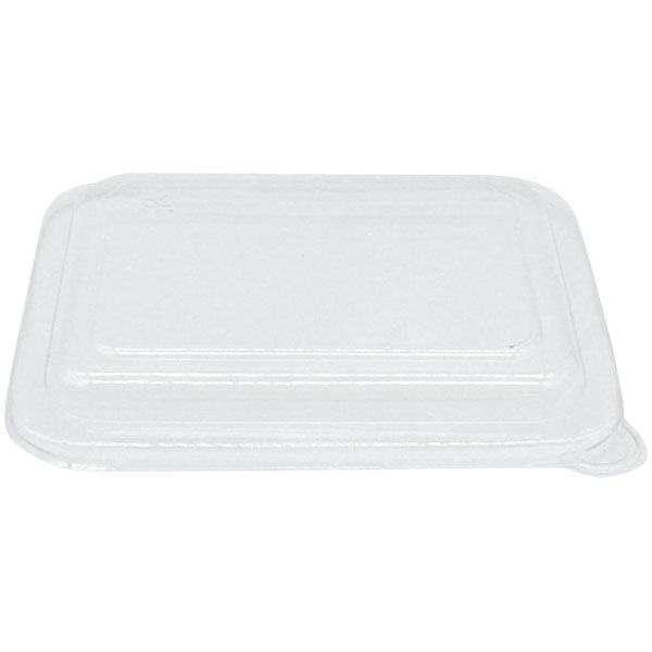 【ケース販売】バガススクエアフードコンテナ専用PET蓋（1ケース/500枚入）4562371760779