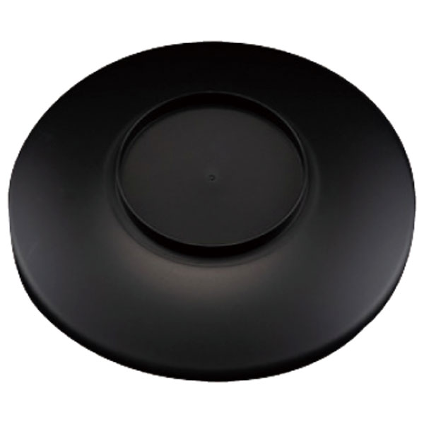 【バラ販売】バイオ　茶碗蒸し　蓋　黒（1袋/50枚入）4946944465689